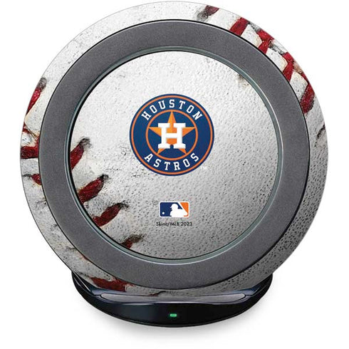 MLB Houston Astros Game Ball Fast Charge Wireless Charging Stand Skin